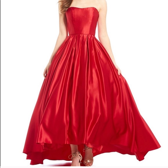 Betsy & Adam Dresses & Skirts - 62.5% off Final Drop!! Strapless High-Low Ballgown